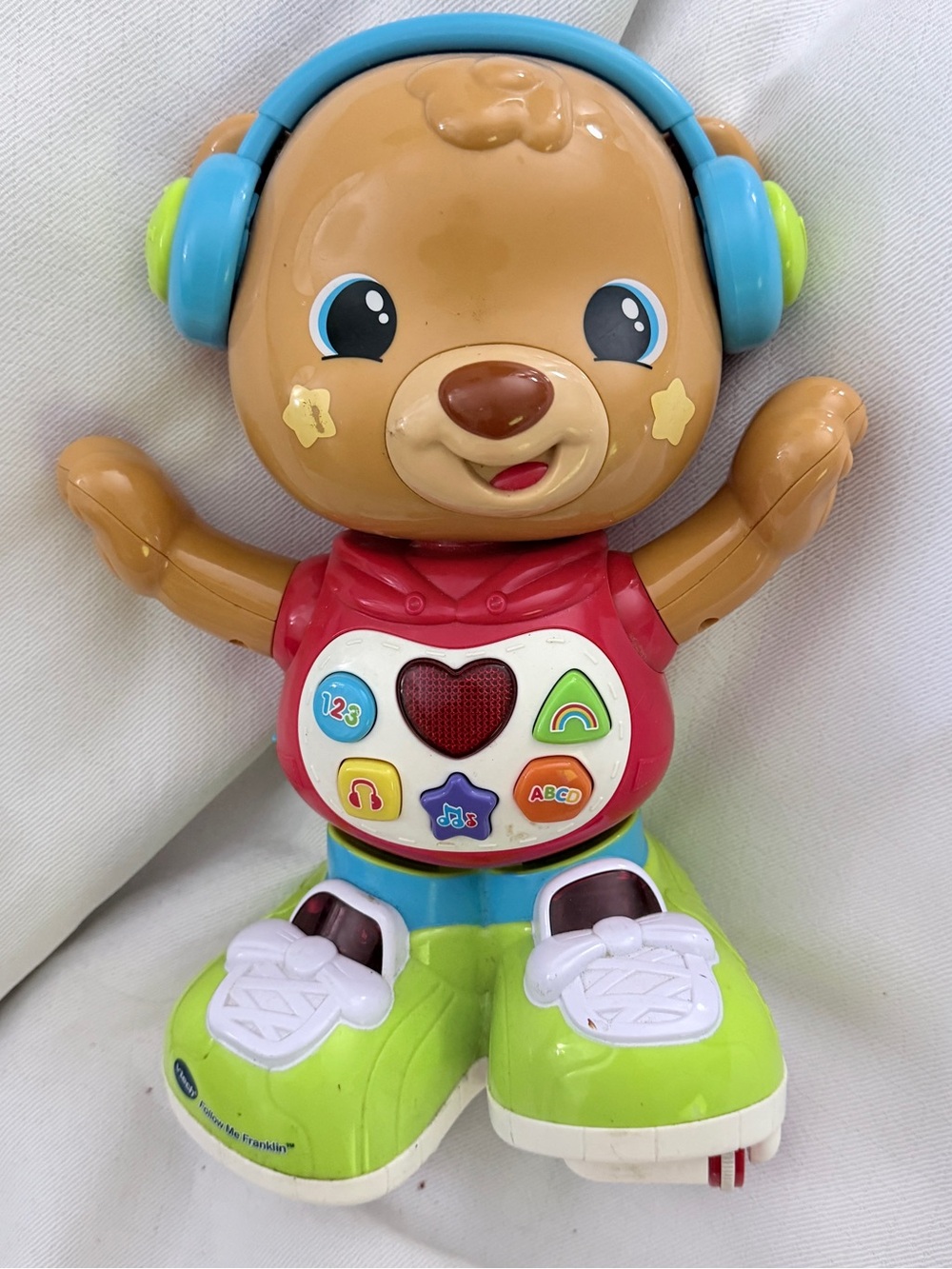 VTech Follow Me Franklin Dancing Bear Interactive Musical Learning Toy Works!